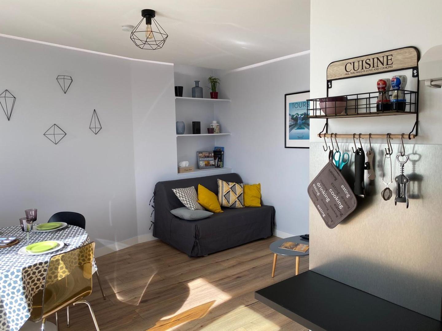Ferienwohnung Lumineux T2 Situe Dans L'Hyper Centre De Tours Exterior foto